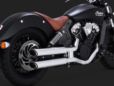 Indian Scout Twin Slash Staggered Slip-Ons 18623