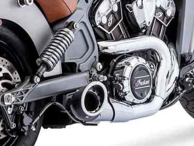 Indian Scout Freedom Turnout 4 1/2" 2 into 1 Exhaust IN00078