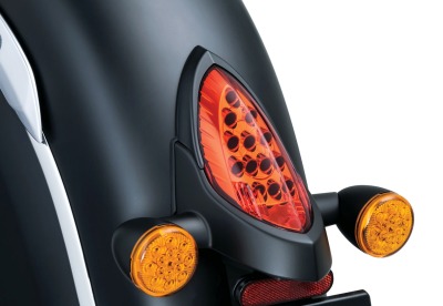 Kryakyn Indian Taillight Top Trim 5623 Satin Black