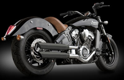 Indian Scout | Bobber | Sixty RCX Slip On Slash Muffler Exhaust RCX220B-SB